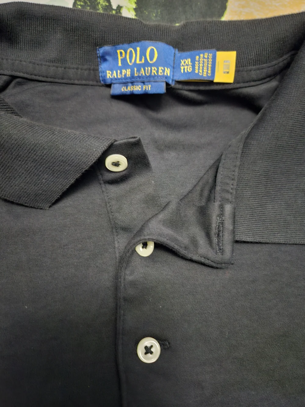 Polo by Ralph Lauren Black Men’s Short-Sleeve Polo with Embroidered Pony